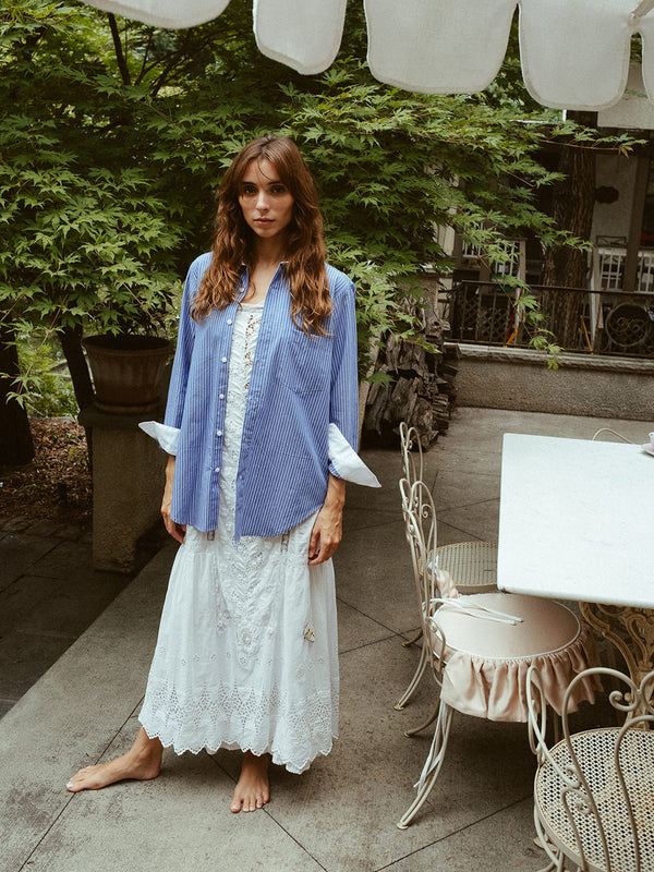 Sofia Top in London Stripe — view 16