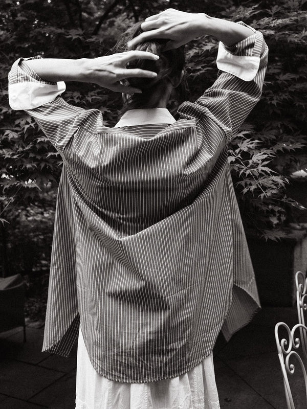 Sofia Top in London Stripe — view 5