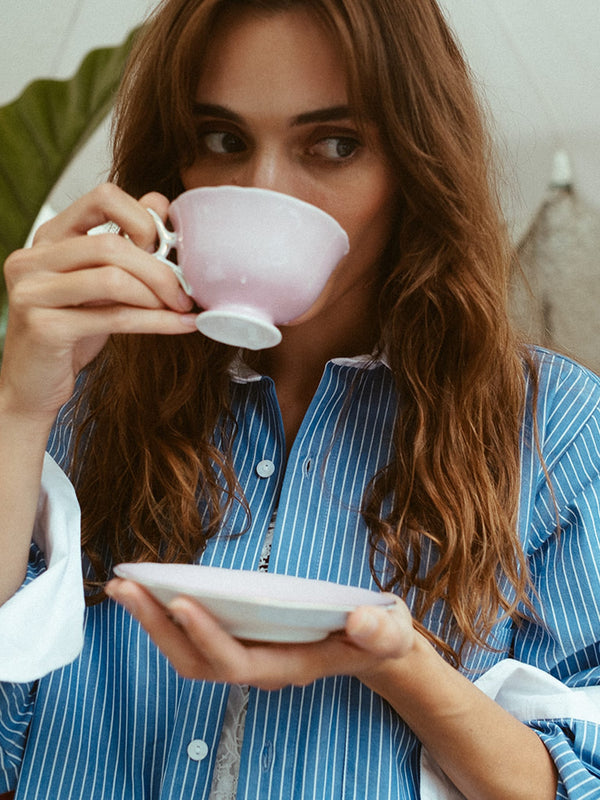 Sofia Top in London Stripe — view 3