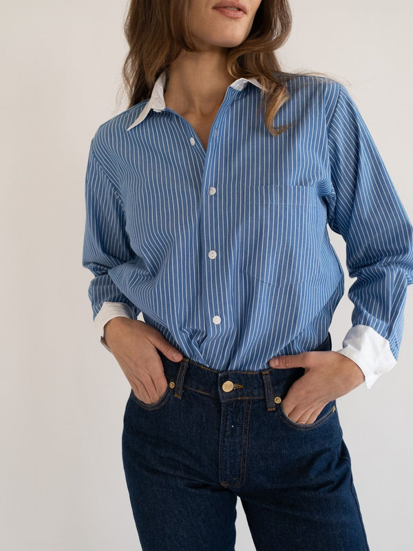 Sofia Top in London Stripe — view 5
