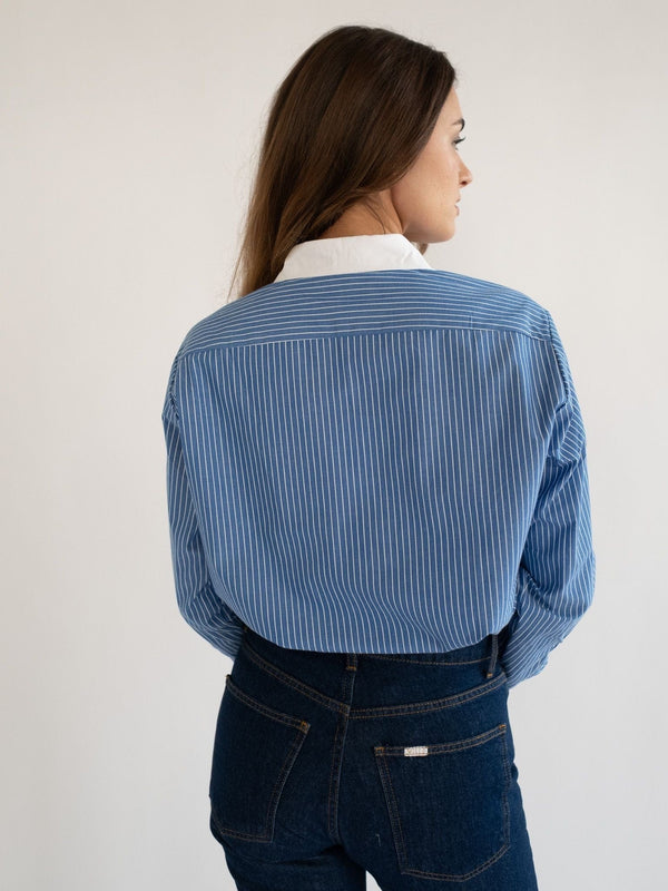 Sofia Top in London Stripe — view 3