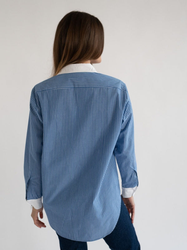 Sofia Top in London Stripe — view 6