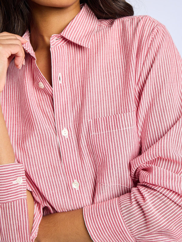 Sofia Top in Tango Stripe — view 8