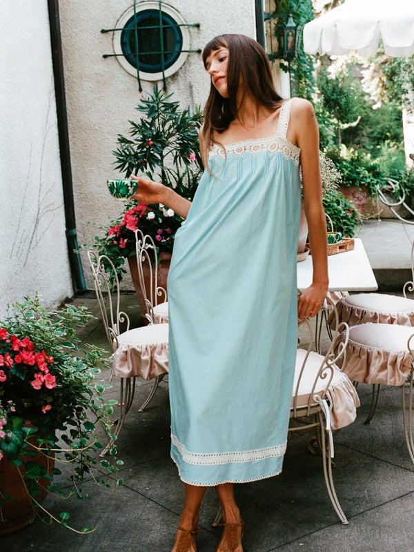 Soleil Dress in Robin's Egg — view 6