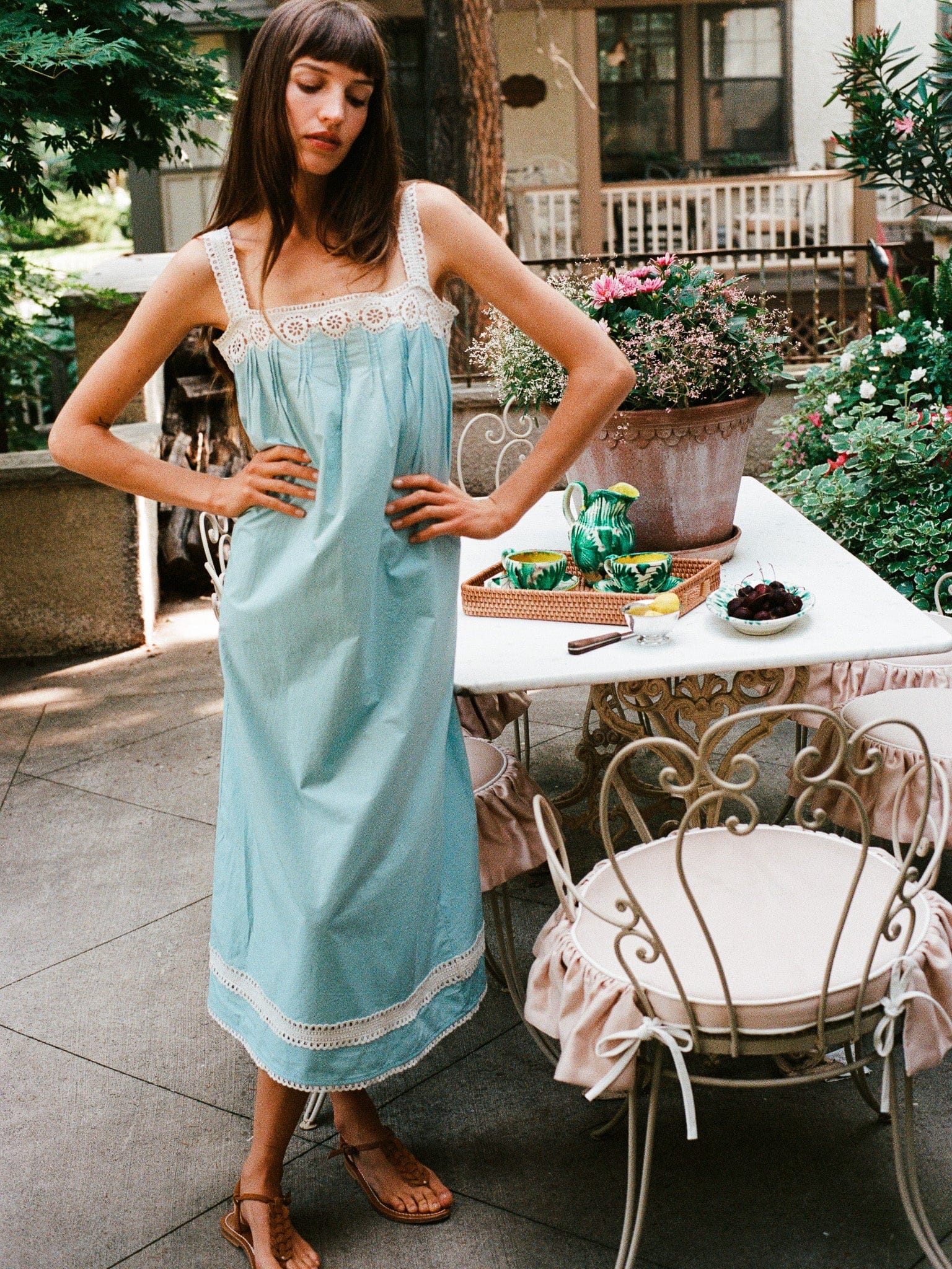 MILLE Clothing Soleil Dress in Robin's Egg