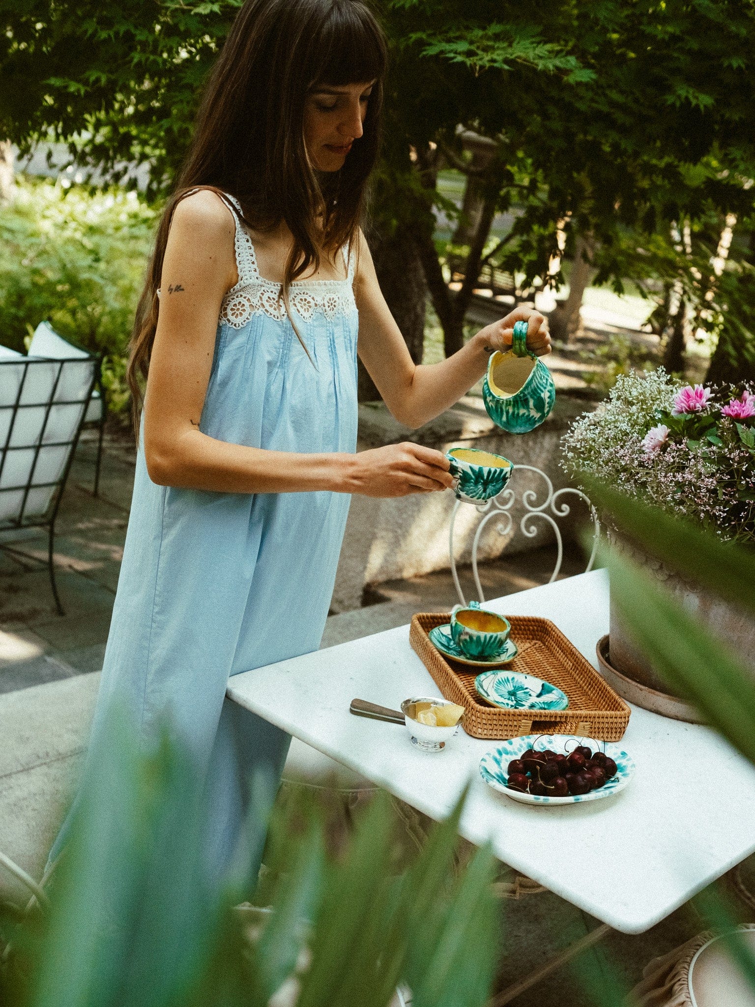 MILLE Soleil Dress in Robin's Egg M MILLE Soleil Dress in Robin's Egg M