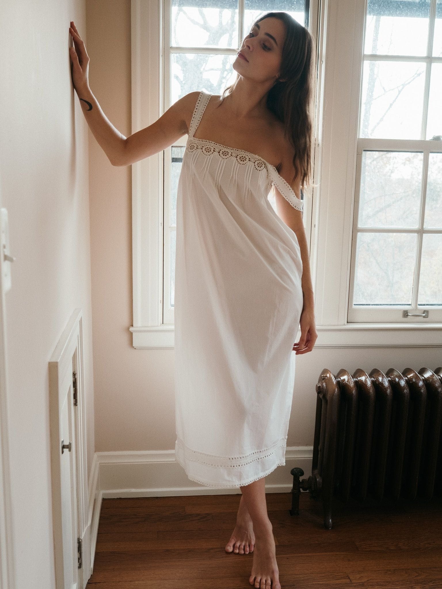 MILLE Clothing Soleil Dress in Salt
