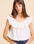 MILLE Clothing Stella Top in Ivory