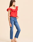 MILLE Clothing Stella Top in Scarlet