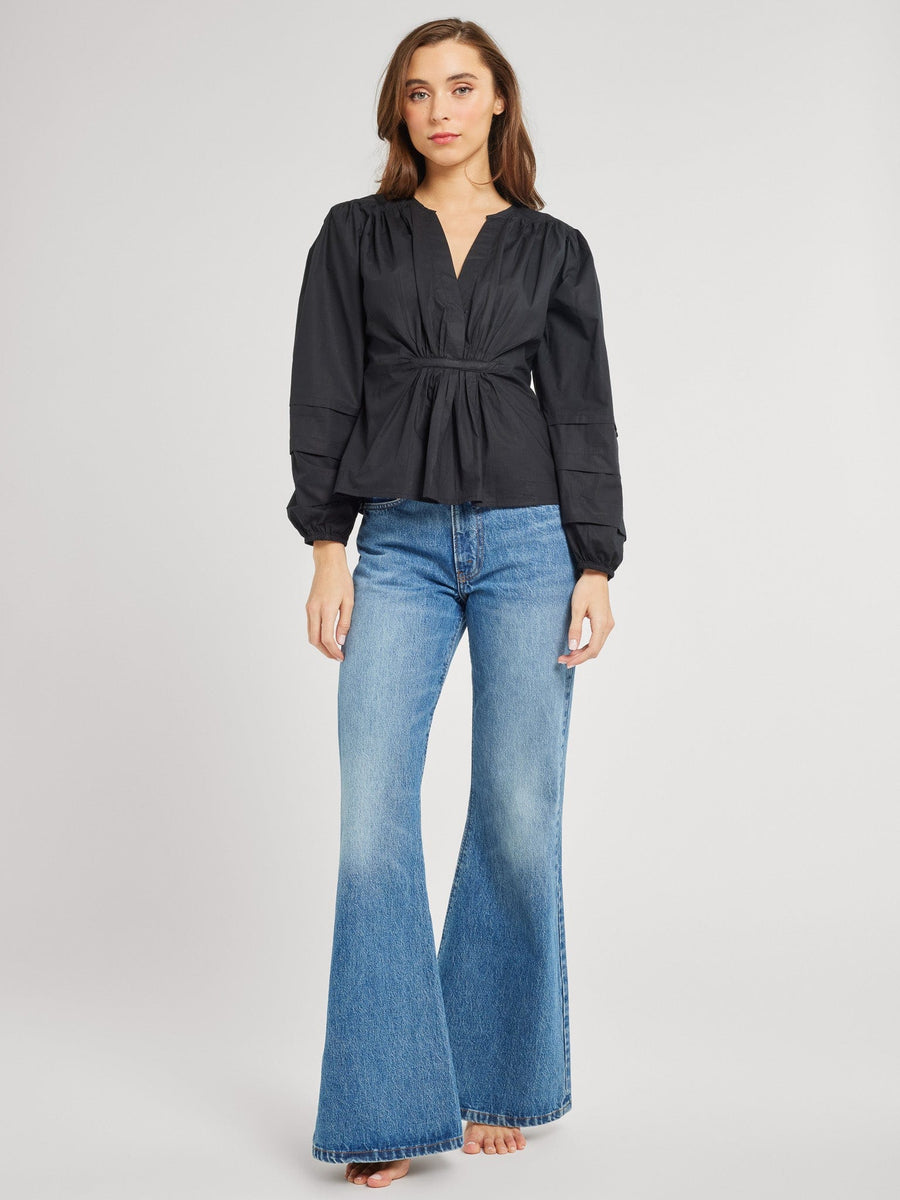 Stevie Top in Black — alternate view