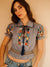 MILLE Clothing Tali Top in Garden Embroidery