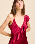MILLE Clothing Tallulah Dress in Claret