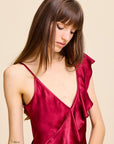 MILLE Clothing Tallulah Dress in Claret