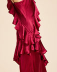 MILLE Clothing Tallulah Dress in Claret