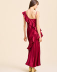 MILLE Clothing Tallulah Dress in Claret