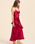MILLE Clothing Tallulah Dress in Claret
