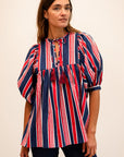 MILLE Clothing Thalia Top in Sailing Stripe