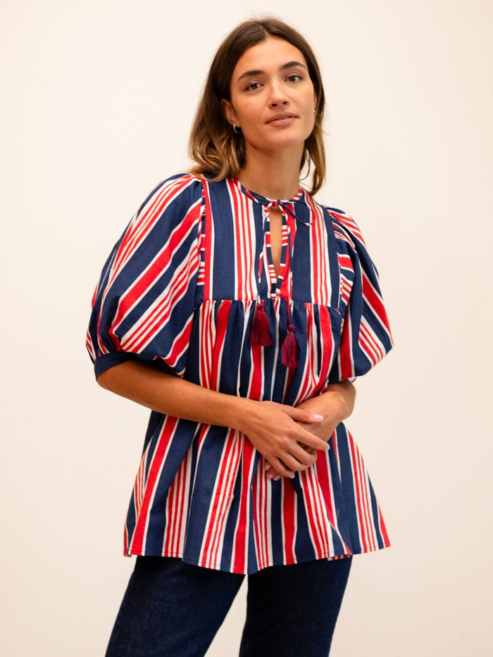 Thalia Top in Sailing Stripe