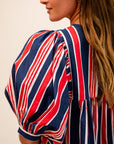 MILLE Clothing Thalia Top in Sailing Stripe