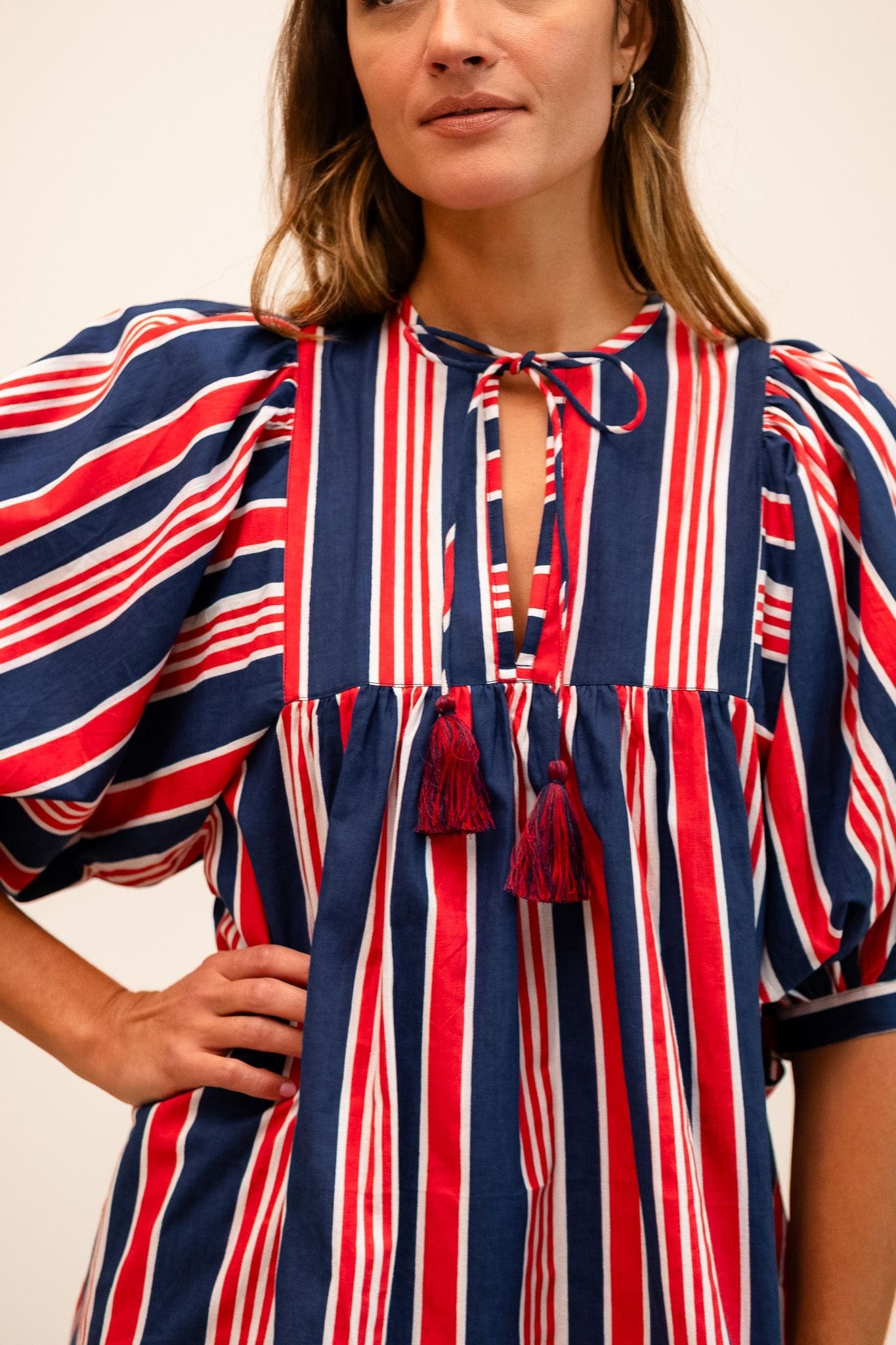 MILLE Clothing Thalia Top in Sailing Stripe