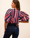 MILLE Clothing Thalia Top in Sailing Stripe