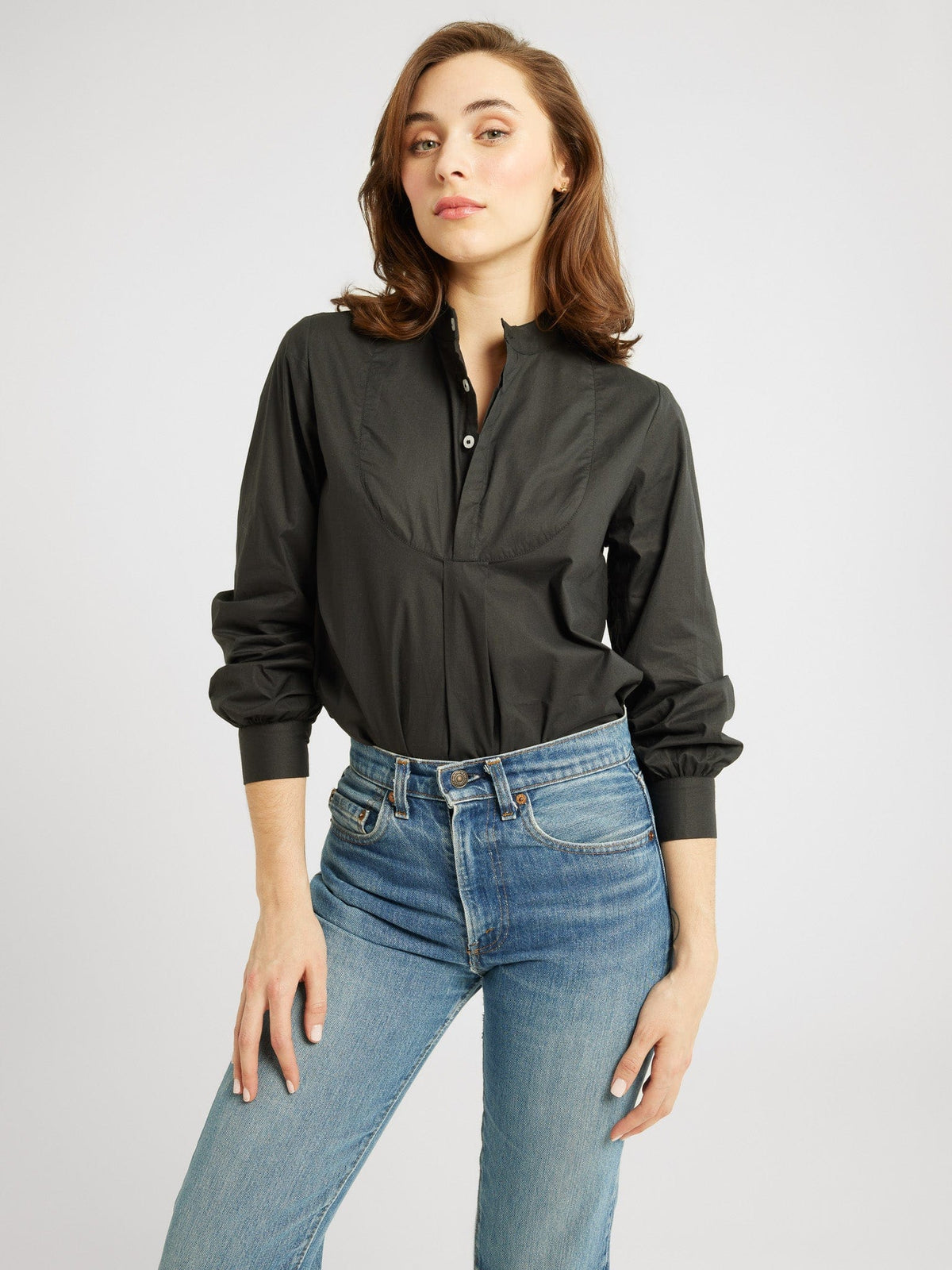 Tilda Top in Black — The cut