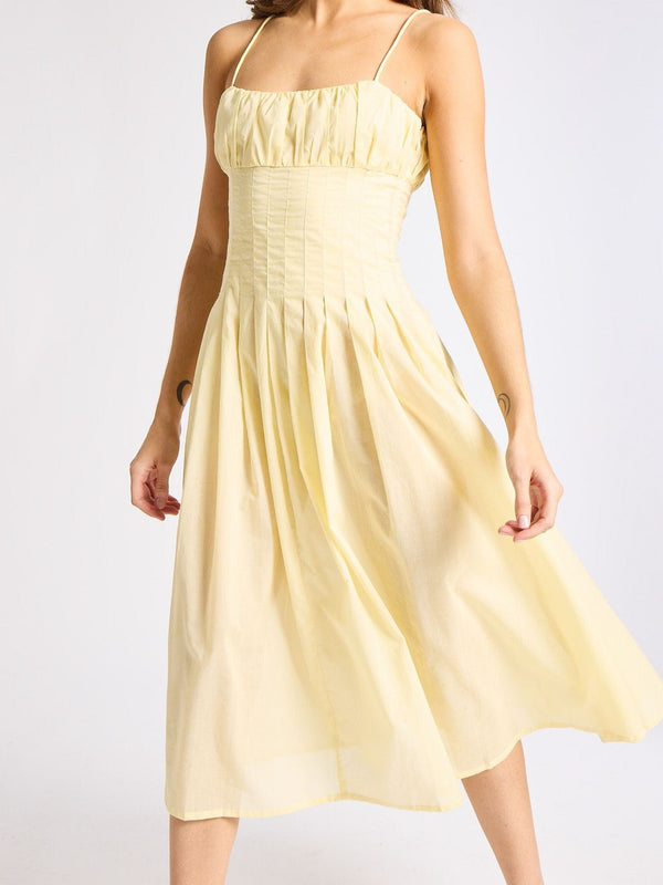 Tully Dress in Buttercream — view 5