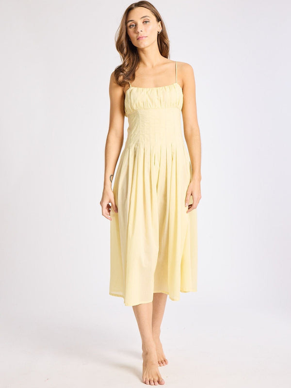 Tully Dress in Buttercream — view 2