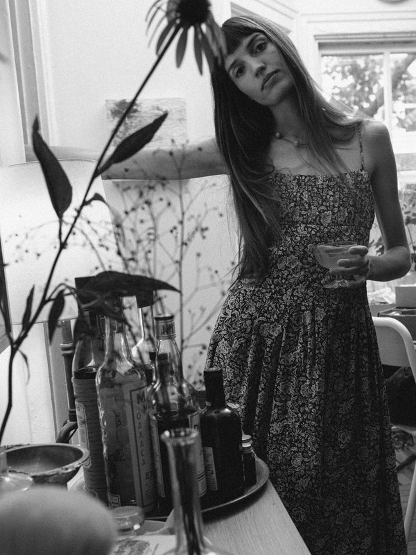 Tully Dress in Cocoa Floral — view 16