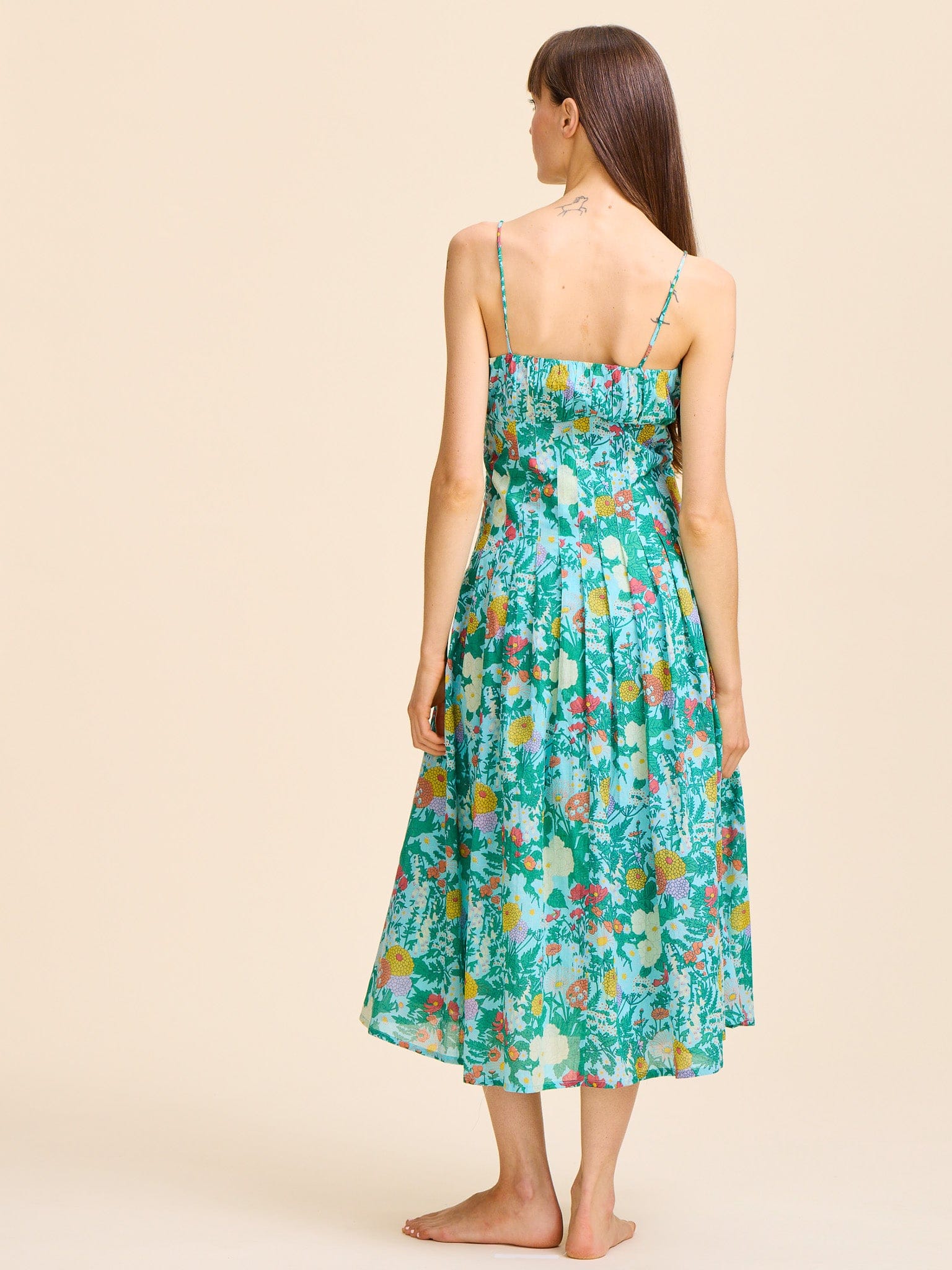 MILLE Clothing Tully Dress in Swedish Garden