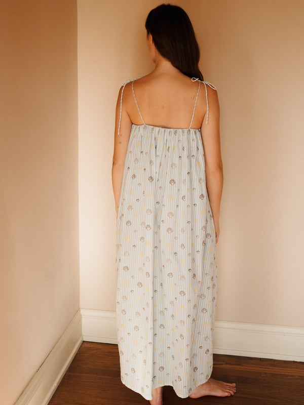 Val Dress in Seashell Embroidery — view 5