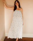 MILLE Clothing Val Dress in Seashell Embroidery