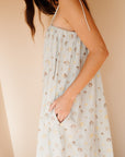 MILLE Clothing Val Dress in Seashell Embroidery