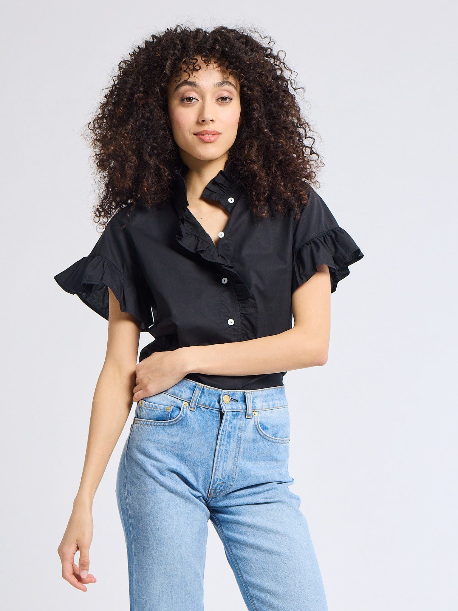 MILLE Clothing Vanessa Top in Black