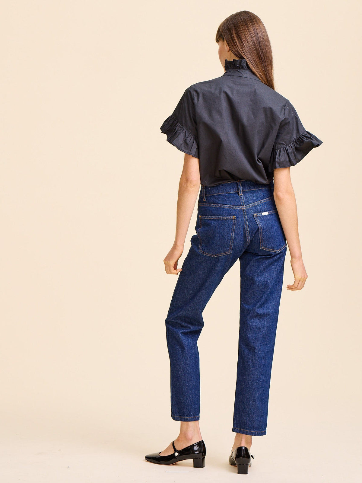 Vanessa Top in Black — The cut