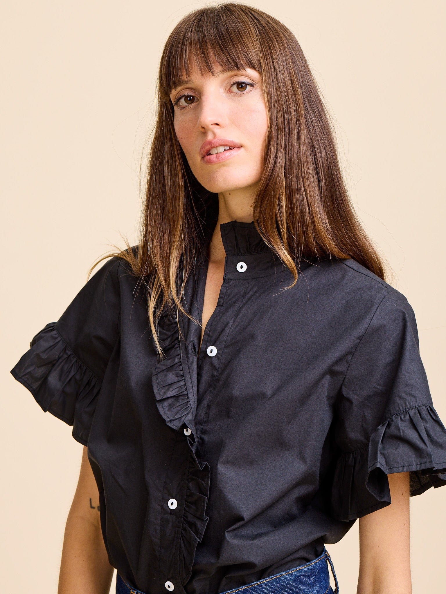 MILLE Clothing Vanessa Top in Black