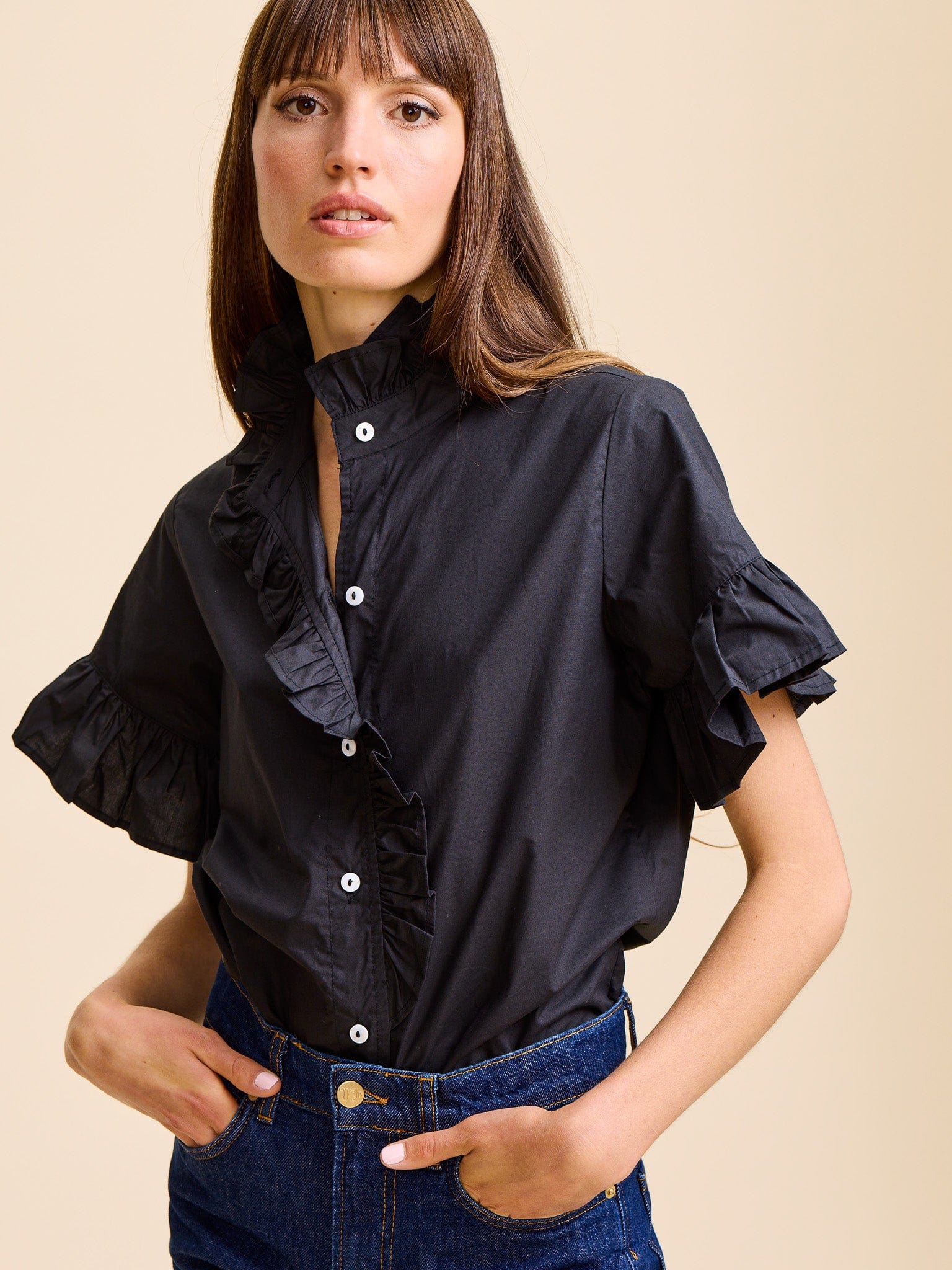 MILLE Clothing Vanessa Top in Black