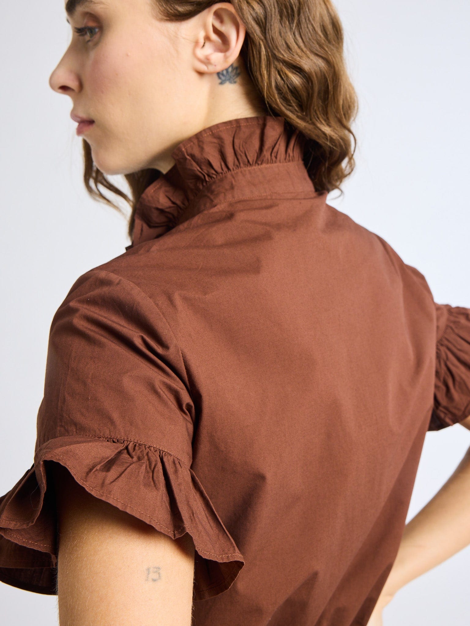 MILLE Clothing Vanessa Top in Chocolate