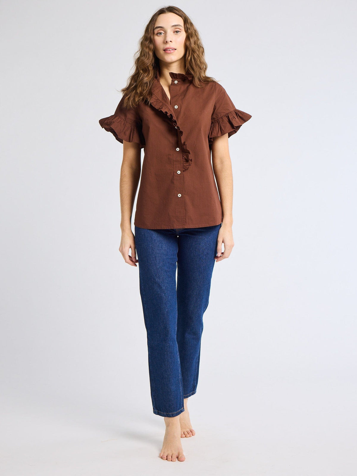 Vanessa Top in Chocolate — The cut