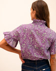 MILLE Clothing Vanessa Top in Provence Floral