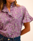 MILLE Clothing Vanessa Top in Provence Floral