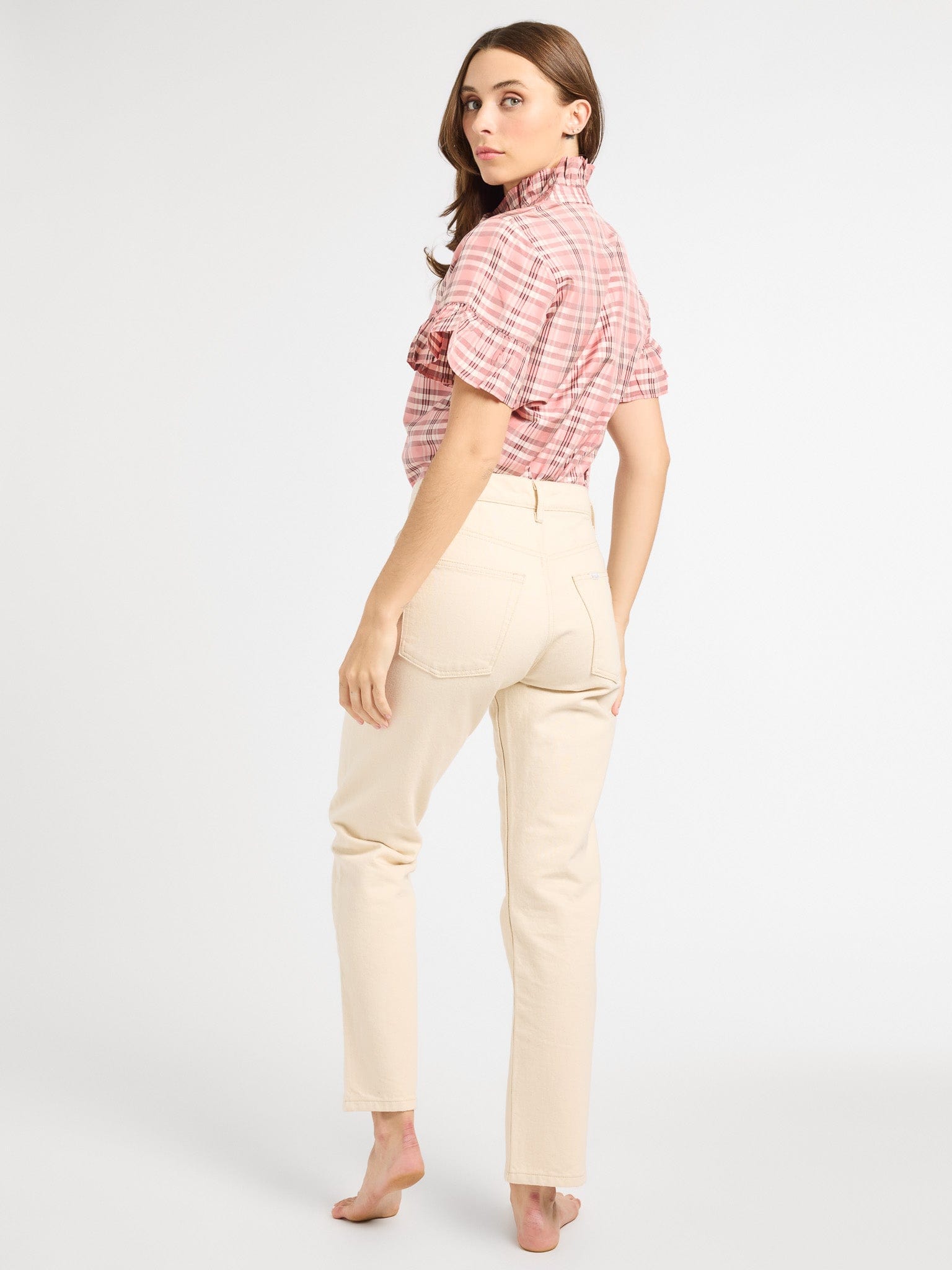 MILLE Clothing Vanessa Top in Sugarplum Plaid