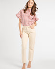 MILLE Clothing Vanessa Top in Sugarplum Plaid