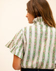 MILLE Clothing Vanessa Top in Sweet Pea Stripe