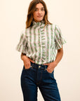 MILLE Clothing Vanessa Top in Sweet Pea Stripe