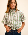 MILLE Clothing Vanessa Top in Sweet Pea Stripe