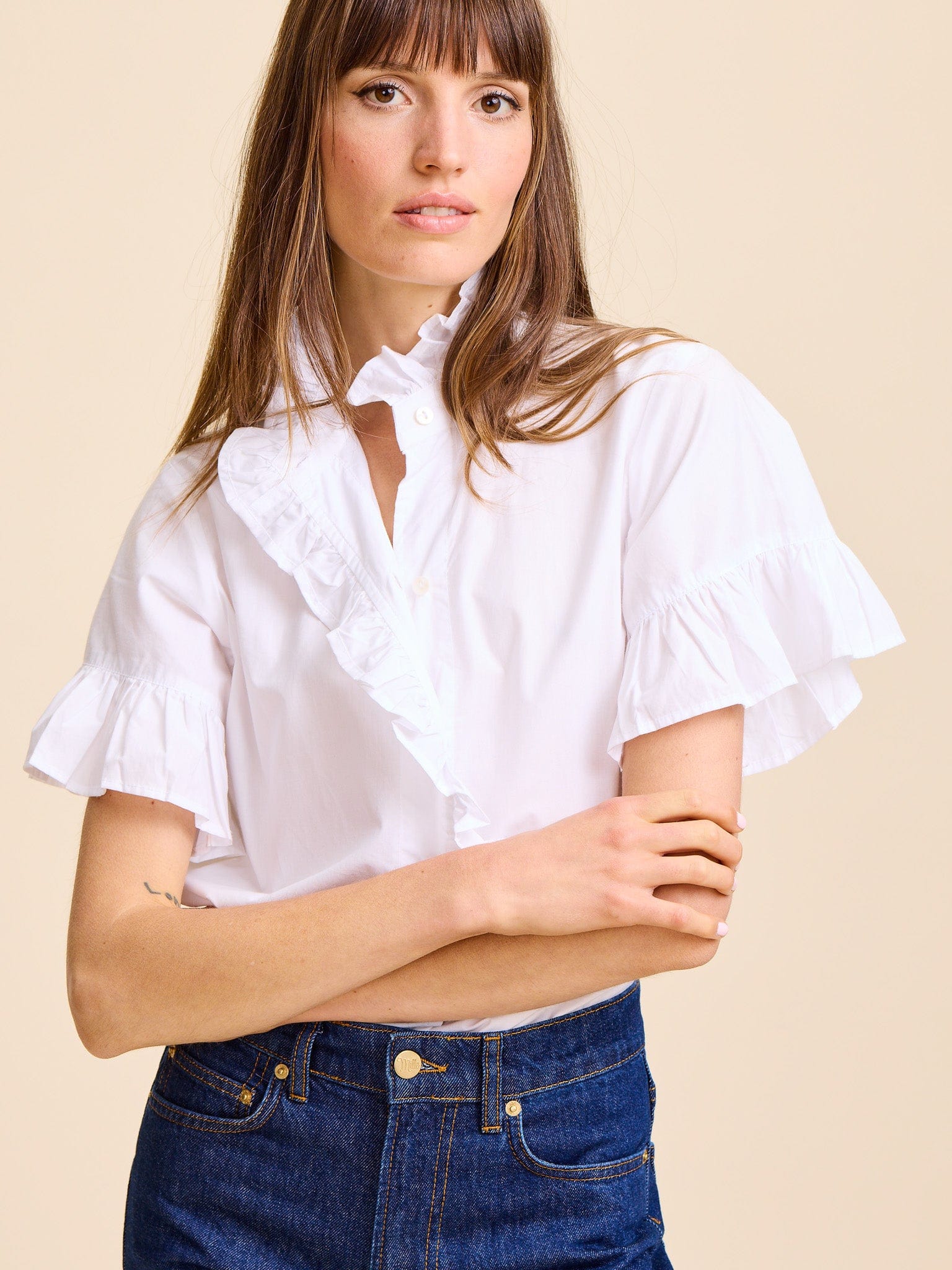 MILLE Clothing Vanessa Top in White