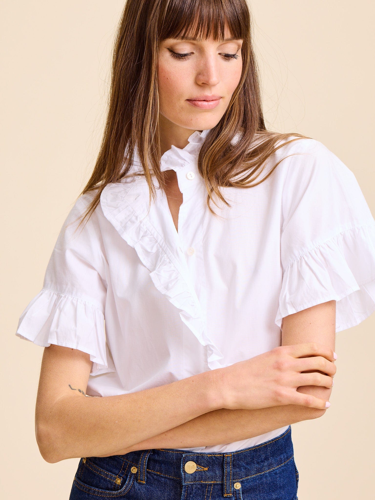 アンドマリー Andmary Vanessa ribbon tops ANDMARY】Vanessa ribbon tops