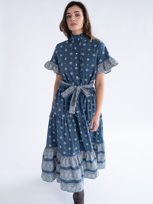 Victoria Dress in Bandana — view 4