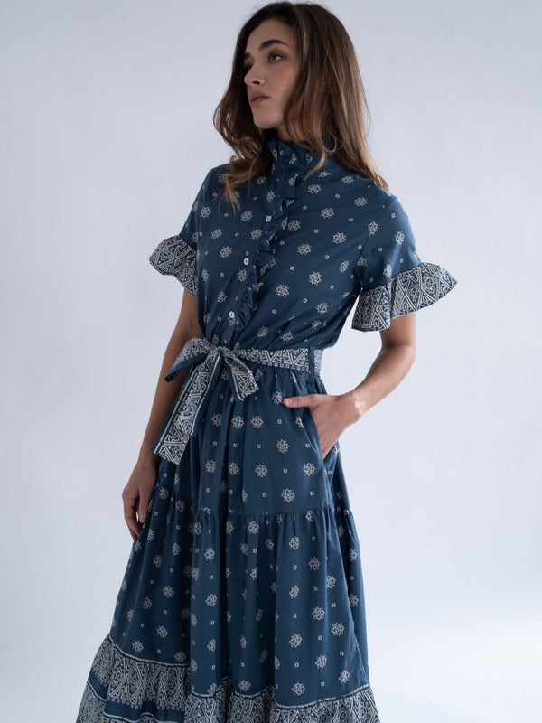 Victoria Dress in Bandana — view 7
